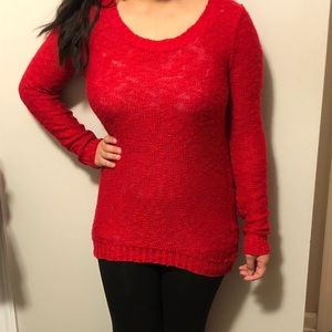 Red sweater
